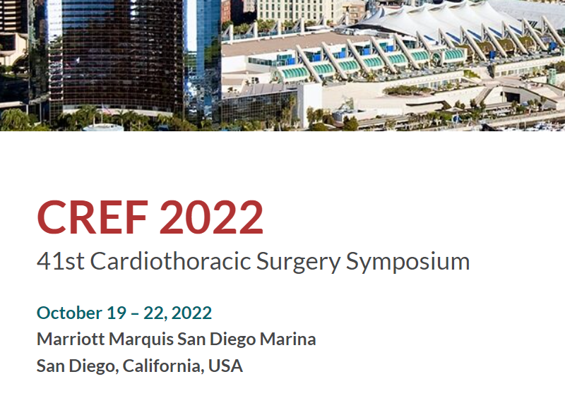 2022 Cardiothoracic Research and Education Forum (CREF) Surgery